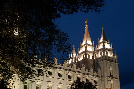 Mormon Temple Salt Lake Cityの写真素材