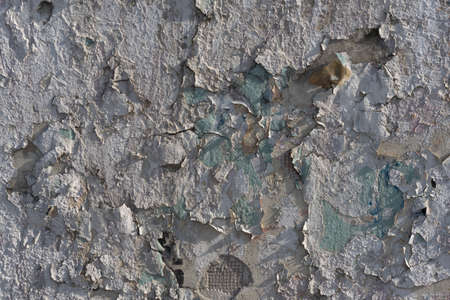 paving stones top view cracks sprouted with mossの写真素材