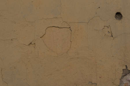 Decorative stucco background with textured sand with rough ragged edges gray white dirty colorの写真素材