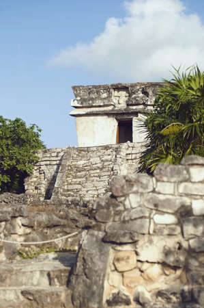 Mexican ruins Tulumのeditorial素材