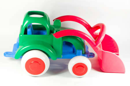 Loader plastic on a white background .の写真素材