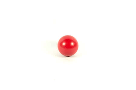 The ball red on a white background .の写真素材