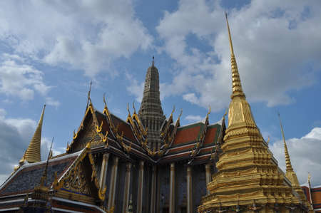 Wat Phra Kaew in Bangkok, Thailand Royal familyの写真素材
