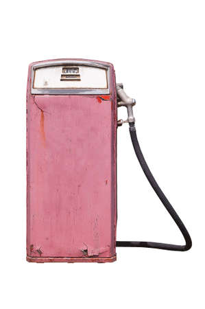 Fuel Dispenser Old pink placed displays .の写真素材
