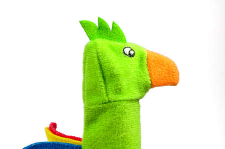 Robot Chicken Fingers on a white background .の写真素材