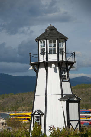 Lighthouse at Lake Dillon, Frisco, Coloradoの写真素材
