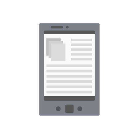 Online reading book. A reader for books. Online library.のイラスト素材