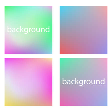 Collection of gradient and backgrounds for design vector illustration conceptのイラスト素材