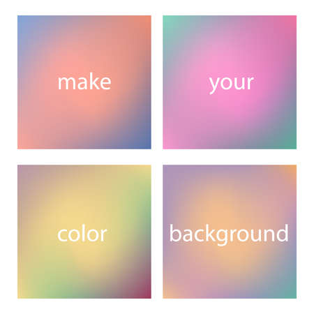 Collection of gradient and backgrounds for design vector illustration conceptのイラスト素材