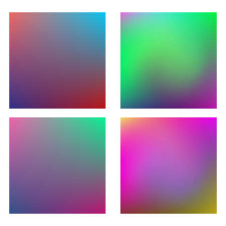 Collection of gradient and backgrounds for design vector illustration conceptのイラスト素材