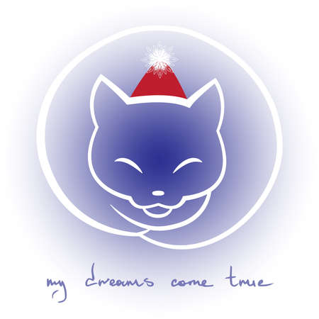 My dreams come true lettering.のイラスト素材