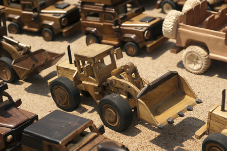 Toy diggerの写真素材