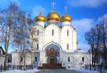 Cathedral of the Dormition in Yaroslavl, Russiaの写真素材