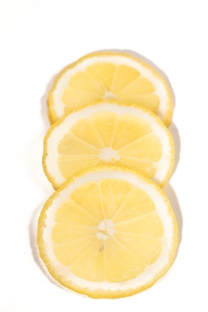 Detox lemon diet liver stomach on white background Franceの写真素材