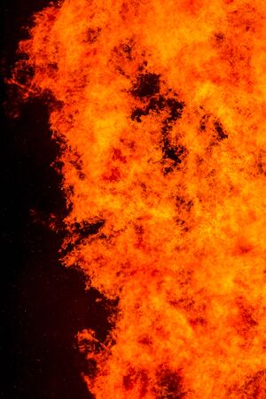 Fire flame smoke spark wood house orange France