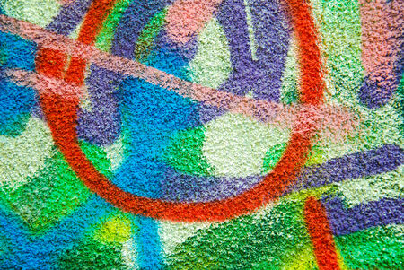 Graffiti wall backgroundの写真素材