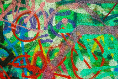 Graffiti wall backgroundの写真素材
