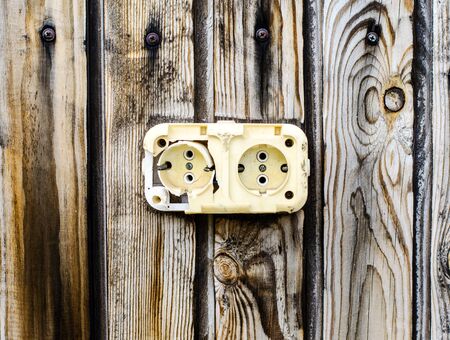 electrical outletの写真素材