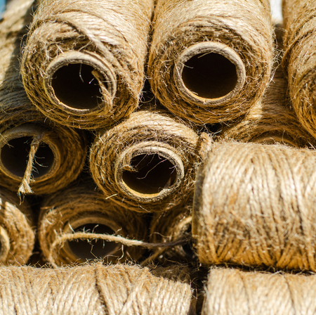 Skeins Of Jute Twineの写真素材