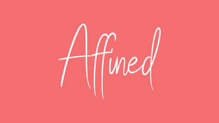 Affined, Calligraphy signature font, girly pinky background, Quote Conceptの写真素材