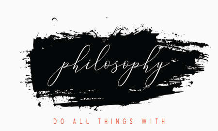 Black ink brush stroke on white background, grunge splatter stroke stains, grunge inspiring background Concept Designの写真素材