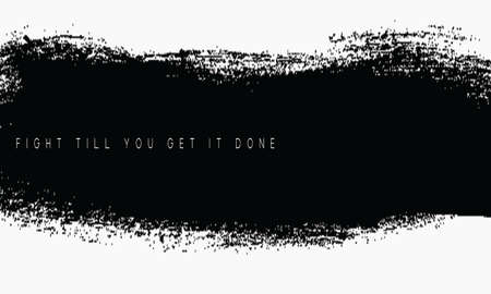 Black ink brush stroke on white background, grunge splatter stroke stains, grunge inspiring background Concept Designの写真素材