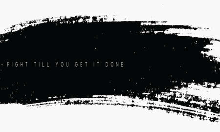 Black ink brush stroke on white background, grunge splatter stroke stains, grunge inspiring background Concept Designの写真素材