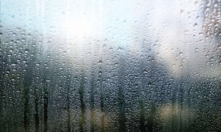 Rain drops on the window. Natural background. Rain drops on the window.