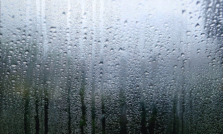 Water drops on the glass. Raindrops on the window. Natural background.