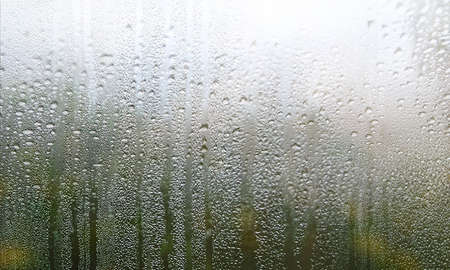 Water drops on the glass. Rain drops on the window. Natural background.