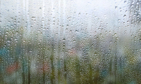 Rain drops on the window. Raindrops on the window. Natural background.