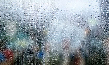 Rain drops on the window glass. Rain drops on the window glass.