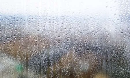 Rain drops on the window. Rain drop on the window glass.