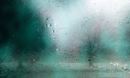 Rain drops on window glass. Rain drops on window glass close-up.