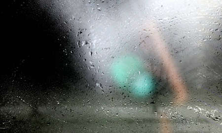 Rain drops on the glass. Raindrops on the window, abstract background