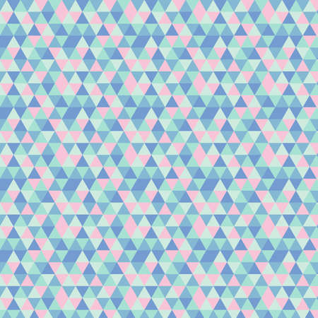 Geometric pattern with triangles placed randomly