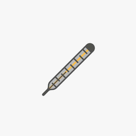A simple icon for old mercury-in-glass thermometer