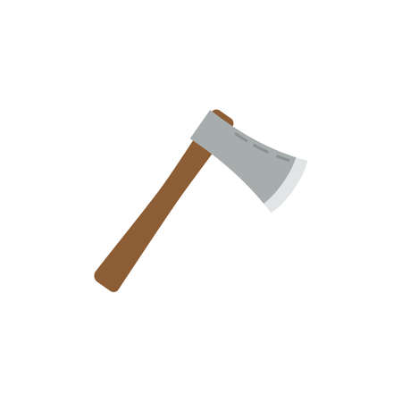 Simple vector icon of an axe.のイラスト素材