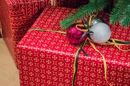 Set of gift boxes for Chirstmasの写真素材
