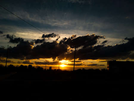 Sky in the fire