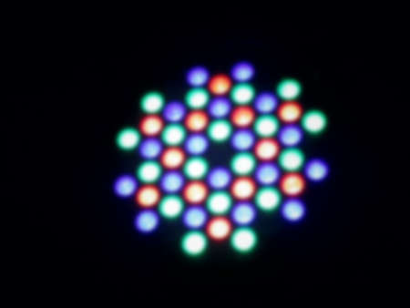 colorful lightsの写真素材