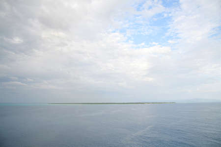Look-out of Taketomi island, Okinawa, Japanの写真素材