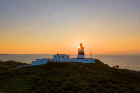 Fugueijiao Lighthouse, Shimen District, New Taipei, Taiwan.の写真素材