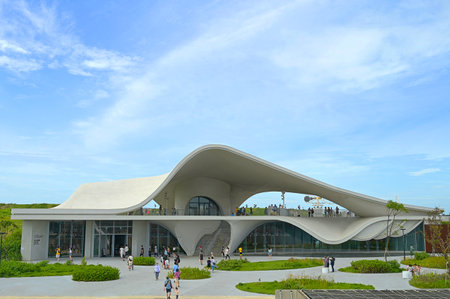 TAOYUAN TAIWAN - June 4, 2022: Yongan Conch Cultural Experience Parkのeditorial素材