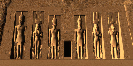 Temple of Nefertari - Egyptian Nefertari was one of the Great Royal Wives and the most beloved by...