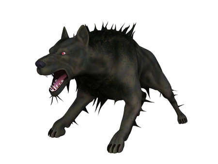 Fenrir Mythical Wolf - Fenrir, son of Loki, was an symbolic black wolf with immense strength in...
