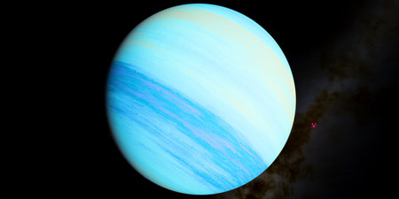 HD 40307 g is a Neptune-like gas giant exoplanet that orbits a K-type star.