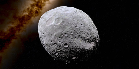 Vesta Asteroid - Vesta is the second most massive body in the main asteroid belt located between...