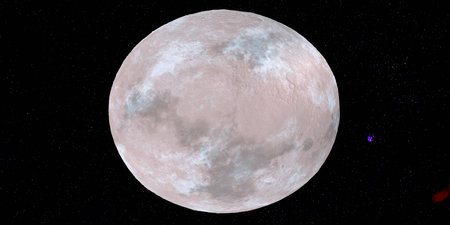 Makemake Dwarf Planet - Makemake is a dwarf planet located in the Kuiper Belt, a donut-shaped region of icy bodies beyond the orbit of Neptune.の写真素材