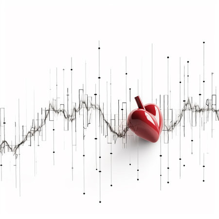Electrocardiogram and heart sign, cardiology, heart disease, heart attack, medical background, wallpaperの素材